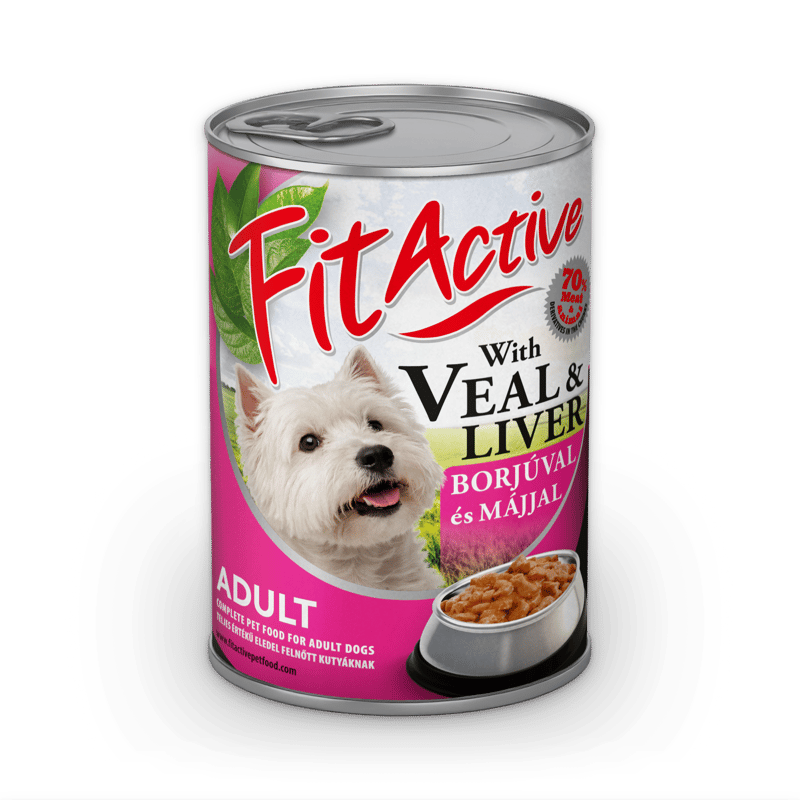 Fitactive DOG 415g Veal + Liver