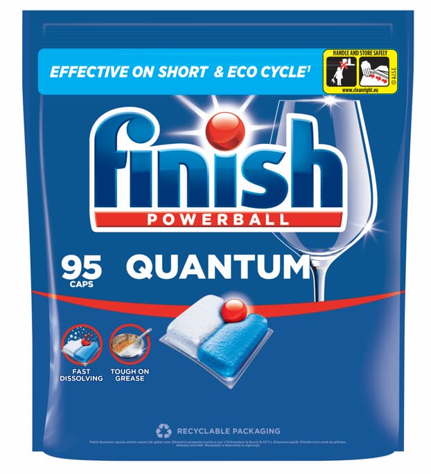 Finish Powerball Quantum All in 1 mosogatógép-kapszula, Fresh illatú