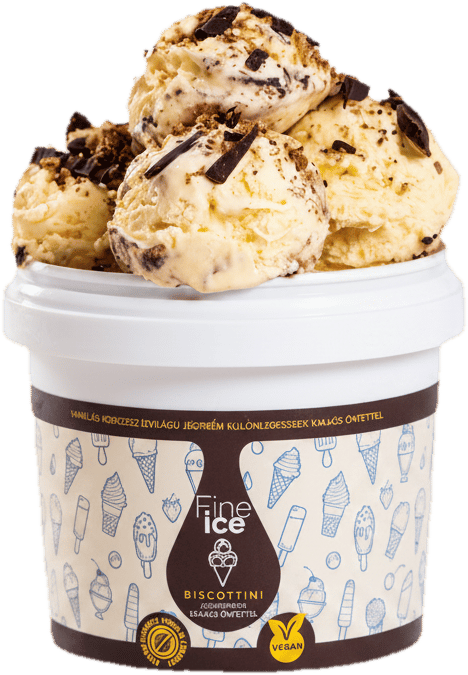 Fine Ice Biscottini Vegan & Sugar-Free Ice Cream