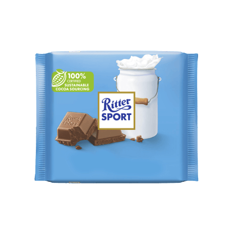 Ritter Sport Alpine Milk Chocolate 100g