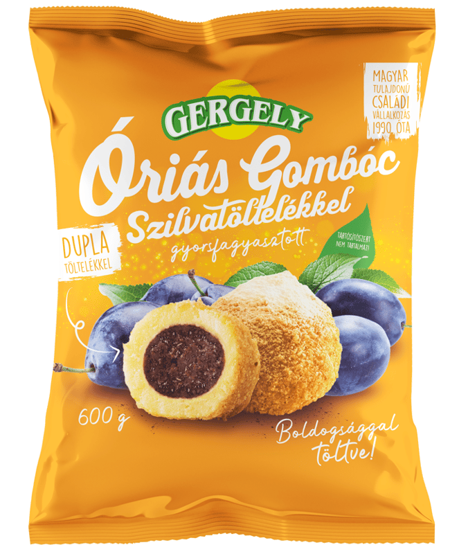 Óriás gombóc szilvatöltelékkel