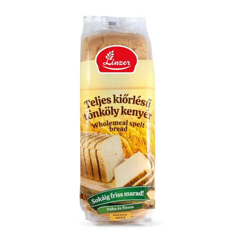 Linzer Teljes kiőrlésű tönkölykenyér