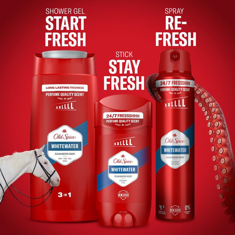 Old Spice Whitewater Deo Spray, 250 ml