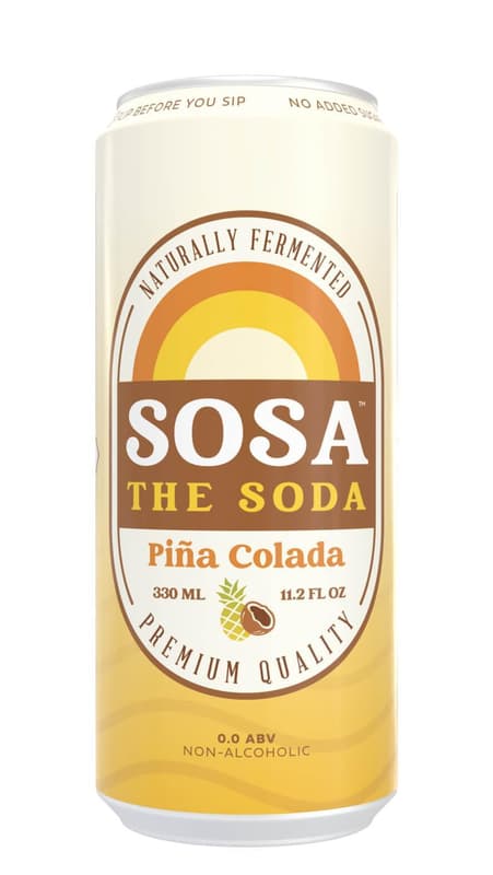 Sosa the Soda Water Kefir Piña Colada