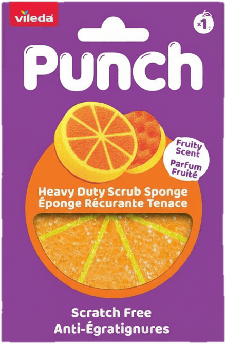Vileda Punch Orange extra erős súrolószivacs 1x