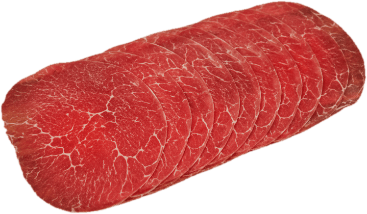 Kifli Delikátesz formázott, főtt, marha carpaccio szeletelt felvágott