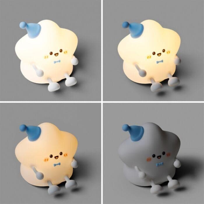Star Shaped LED Night Light Sleep Lamp & Phone Stand