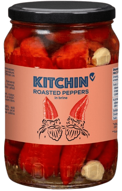 KITCHIN Sült paprika sós lében (680 g)