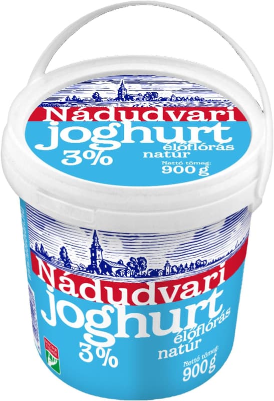 Nádudvari joghurt natúr 3% 900g