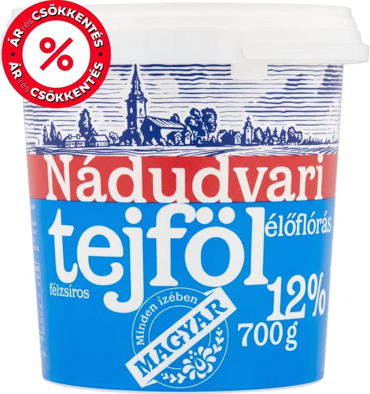 Nádudvari Sour Cream 12% 700 g