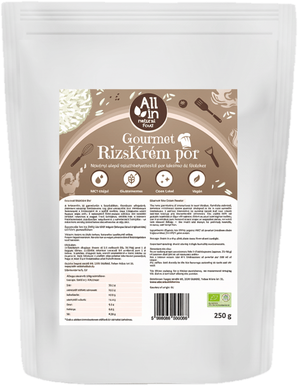 All in Natural Food BIO Rizskrémpor