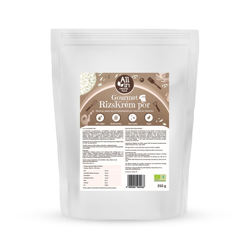 All in Natural Food BIO Rizskrémpor