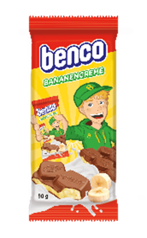 Benco - Milk Chocolate Bar with Banana Cream 90 g