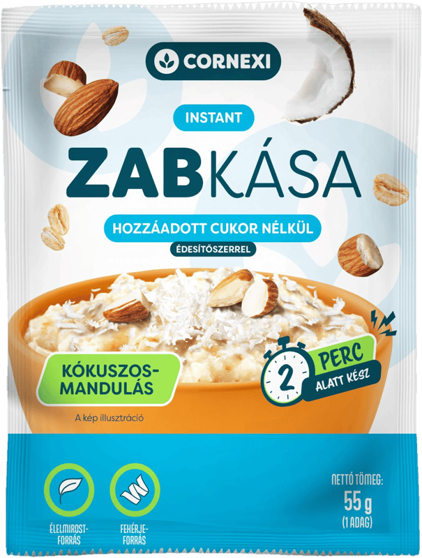 Cornexi HCN zabkása kókusszal + mandulával + chia maggal