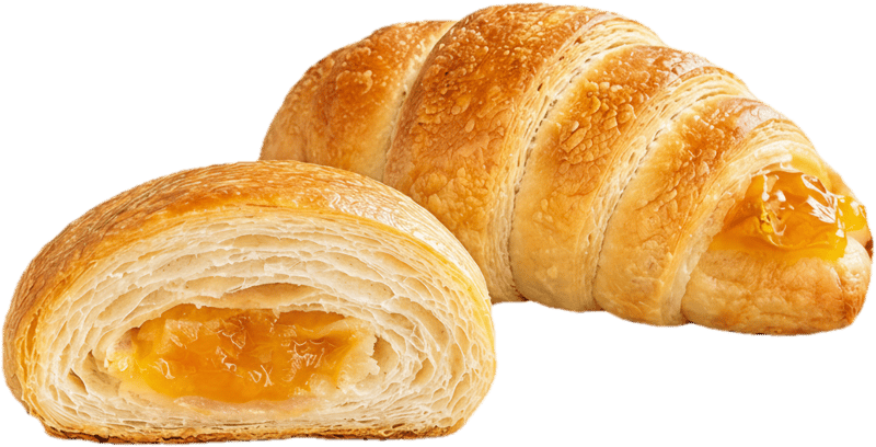 Pékinas Mentes Croissant sárgabarackos
