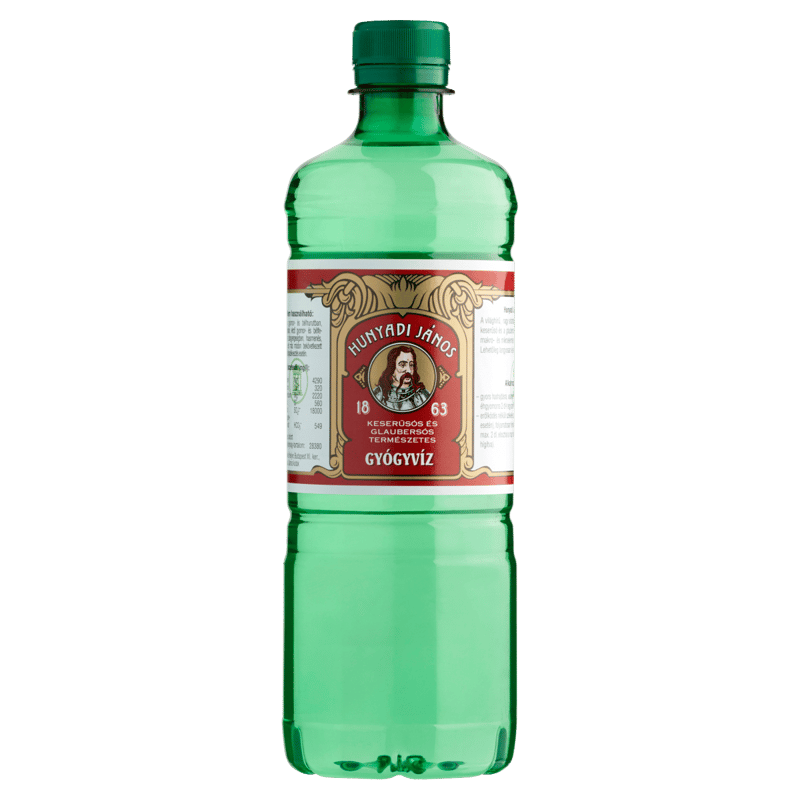 Hunyadi János gyógyvíz VIGYÉL VISSZA PET flakonban