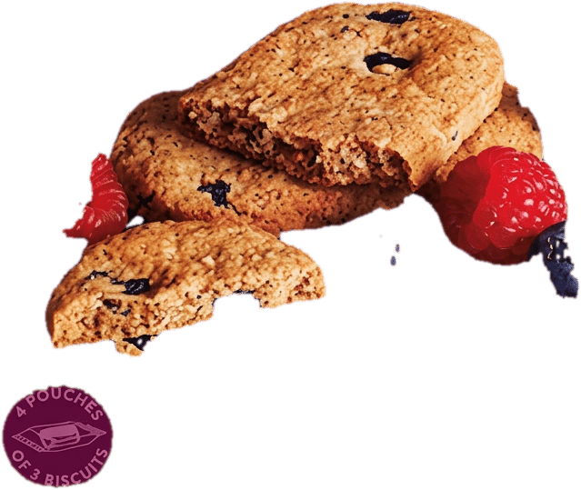 Nairn's gluten-free blueberry-raspberry oat biscuits 160g