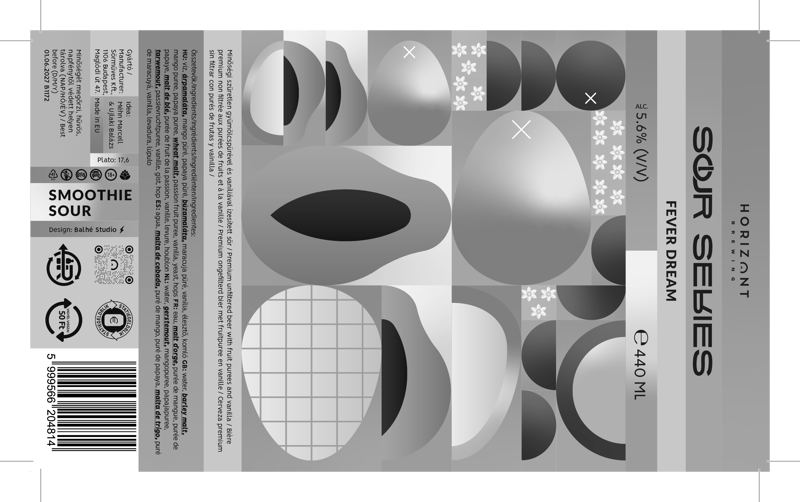 Horizont Brewing - Fever Dream - Smoothie Sour With Mango, Papaya & Maracuja 5,6%
