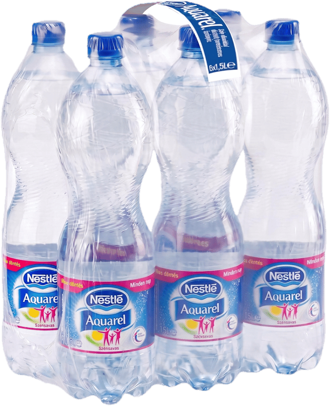Nestlé Aquarel szénsavas természetes ásványvíz multipack (6x1,5l)