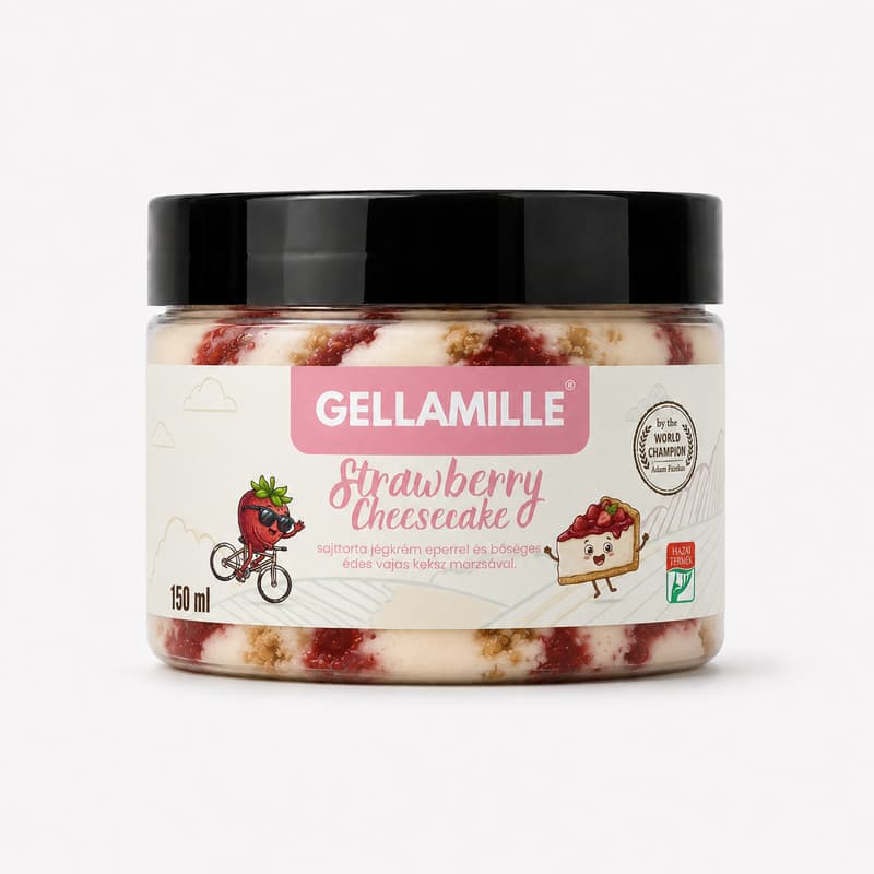 Gellamille Strawberry Cheesecake