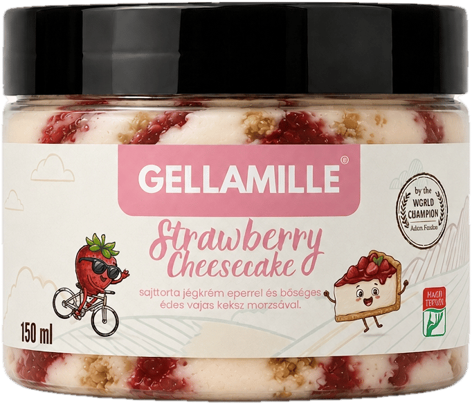 Gellamille Strawberry Cheesecake