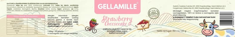 Gellamille Strawberry Cheesecake