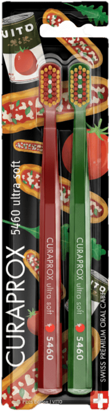 Curaprox CS 5460 Ultra Soft Fogkefe Pizza Edition