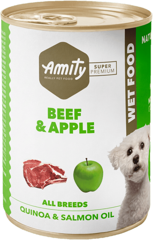 Amity Hypoallergen Beef-Apple Kutya Konzerv