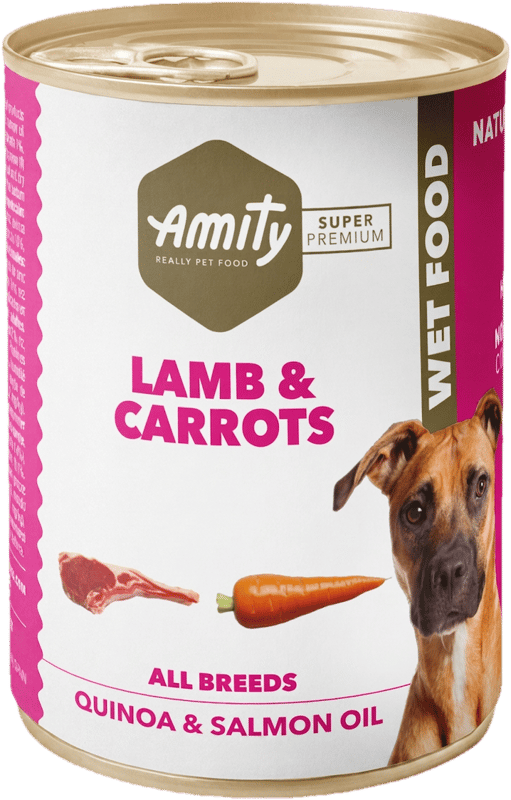 Amity Hypoallergen Lamb-Carrots Kutya Konzerv