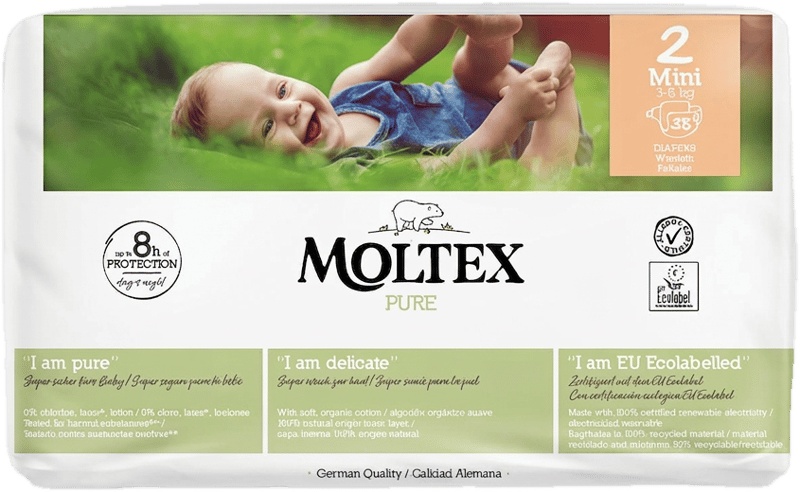 MOLTEX Pure Nadrágpelenka 2 (3-6 kg)