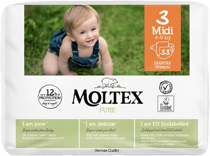 Moltex Pure Nadrágpelenka 3 (4-9 kg)