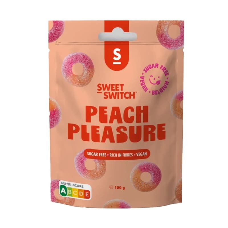 Sweet-Switch Peach Pleasure cukormentes gumicukor