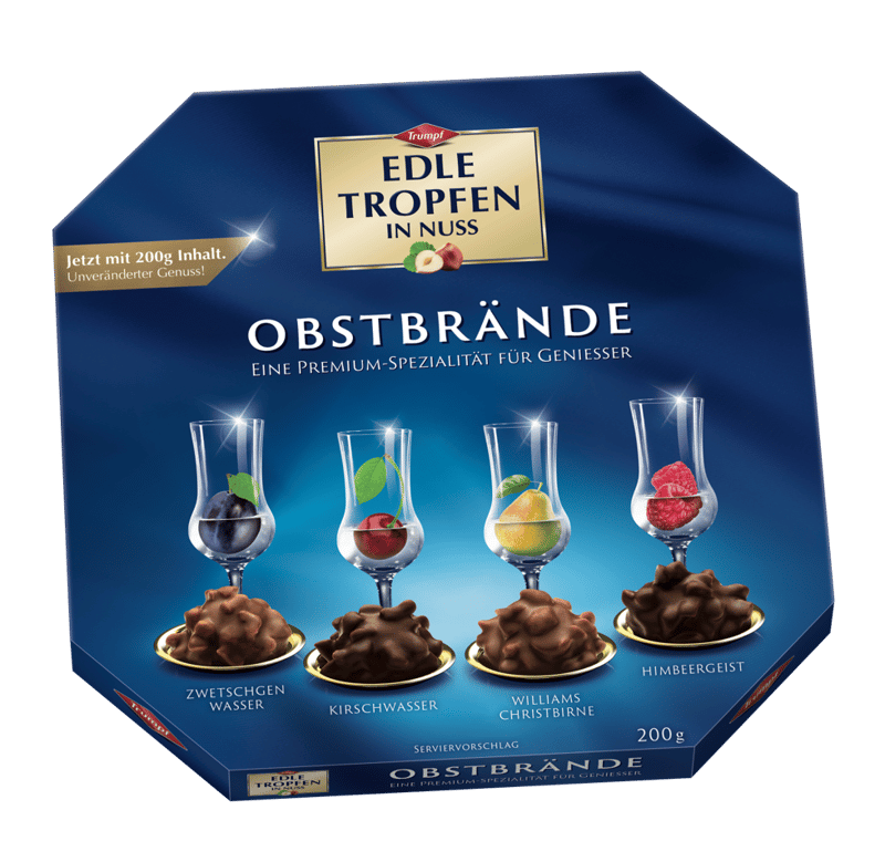 Edle Tropfen Pálinkával töltött desszert