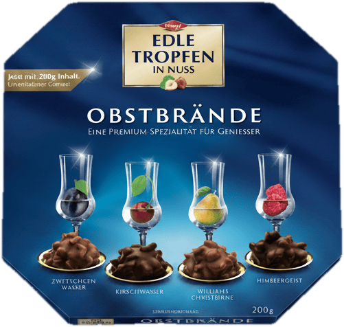 Edle Tropfen Pálinkával töltött desszert