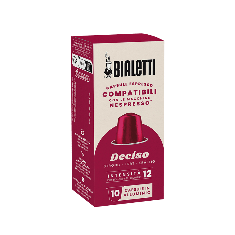 Bialetti Nespresso compatible capsules Deciso 10 pcs