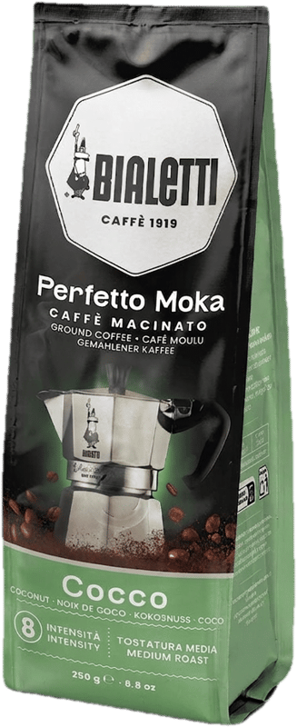 Bialetti Perfetto Moka Coconout ground coffee