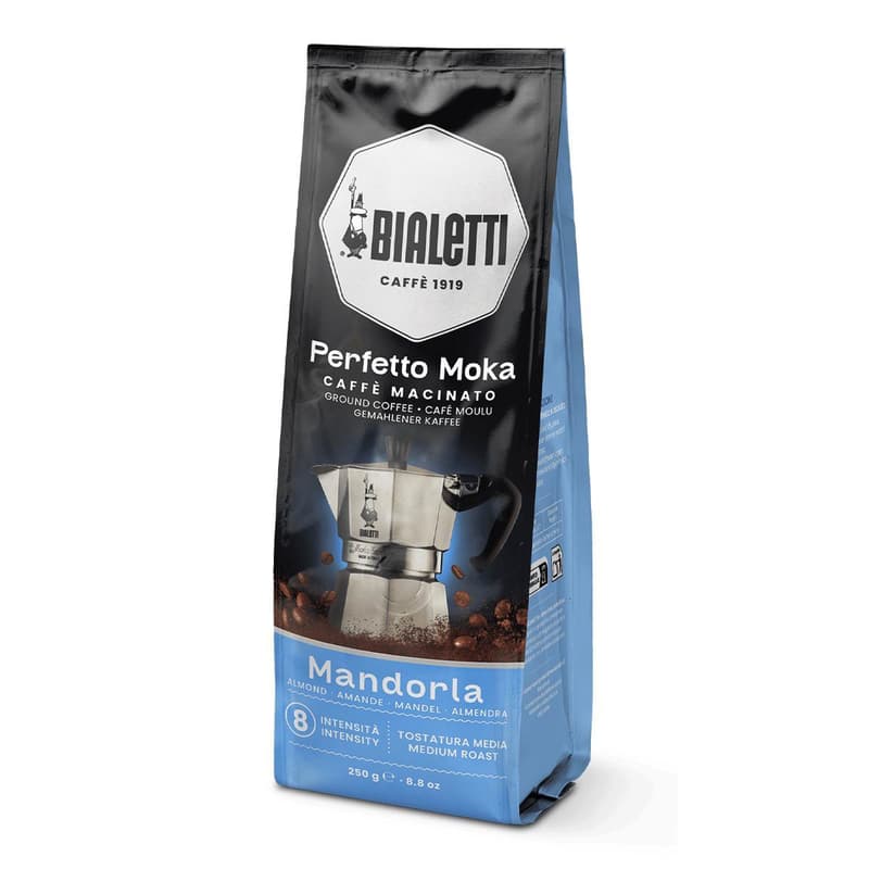 Bialetti Perfetto Moka Almond Ground Coffee 250g
