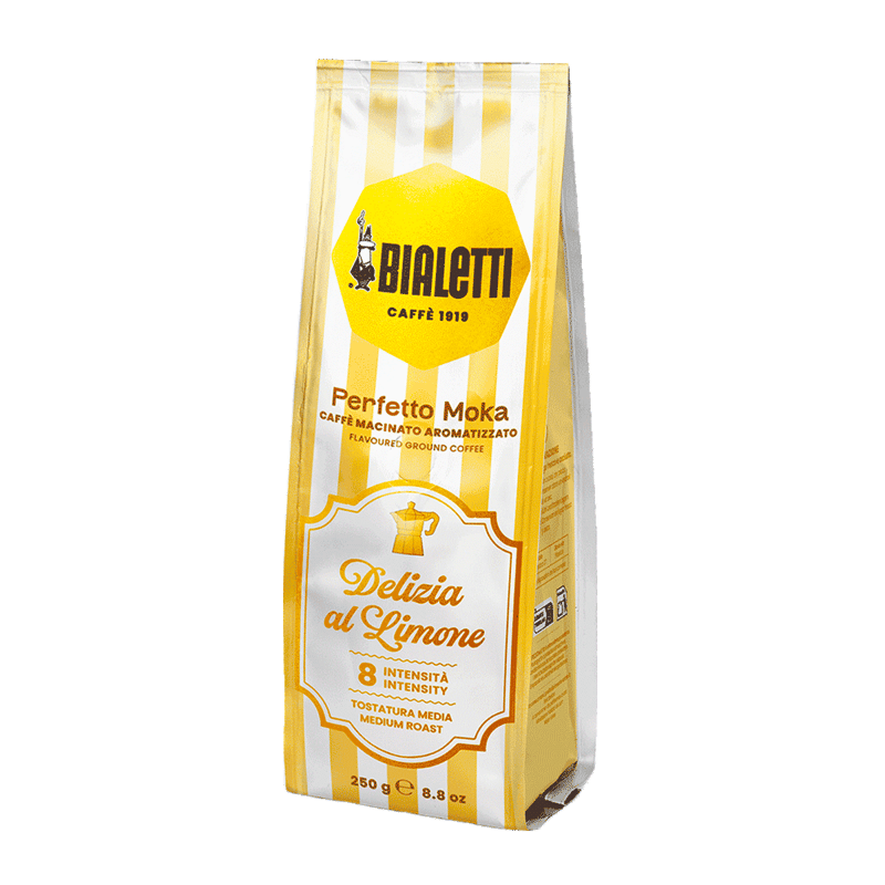 Bialetti Perfetto Moka Citrom ízesítésű őrölt kávé