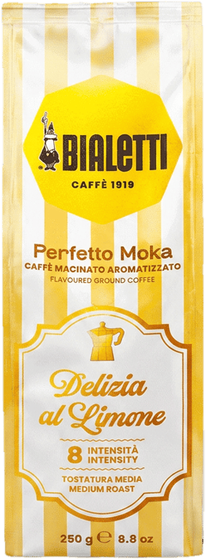 Bialetti Perfetto Moka Citrom ízesítésű őrölt kávé