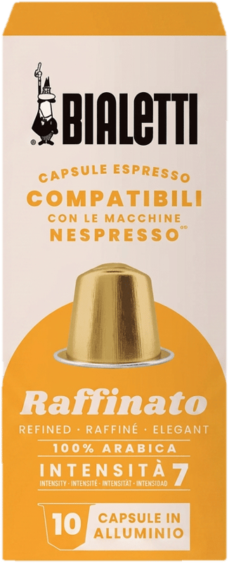 Bialetti Nespresso Compatible Capsules Raffinato 10 pcs