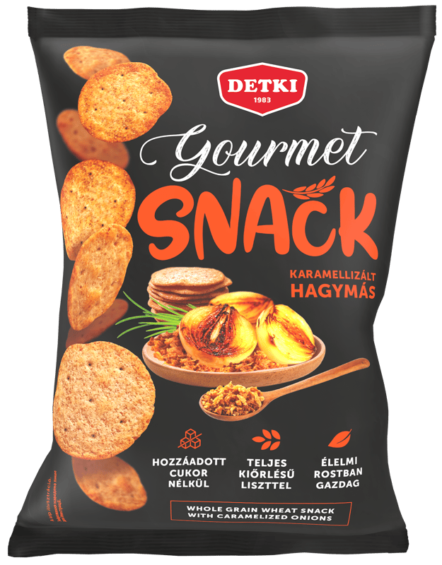 Detki Gourmet Snack karamellizált hagymás