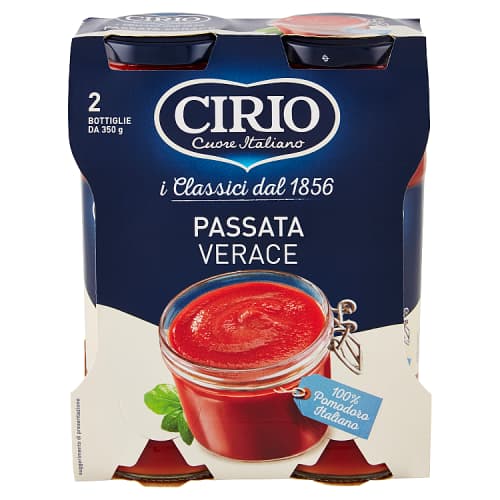 Cirio Passata paszírozott paradicsom 2x350g üveges