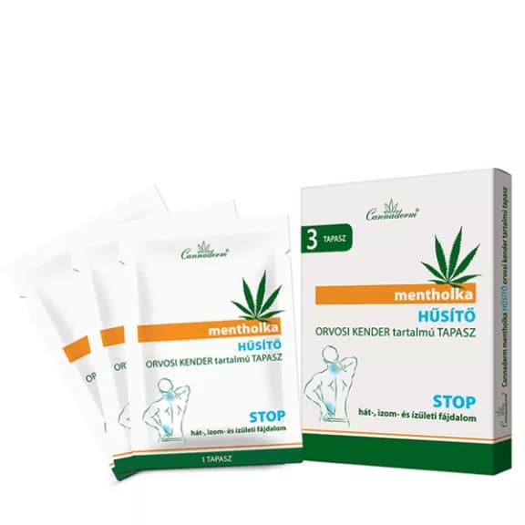 Cannaderm Mentholka tapasz 3 db