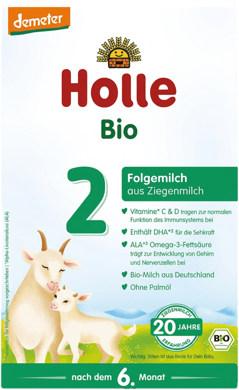 Holle Organic Goat Milk Follow-on Formula 2 (from 6 months)