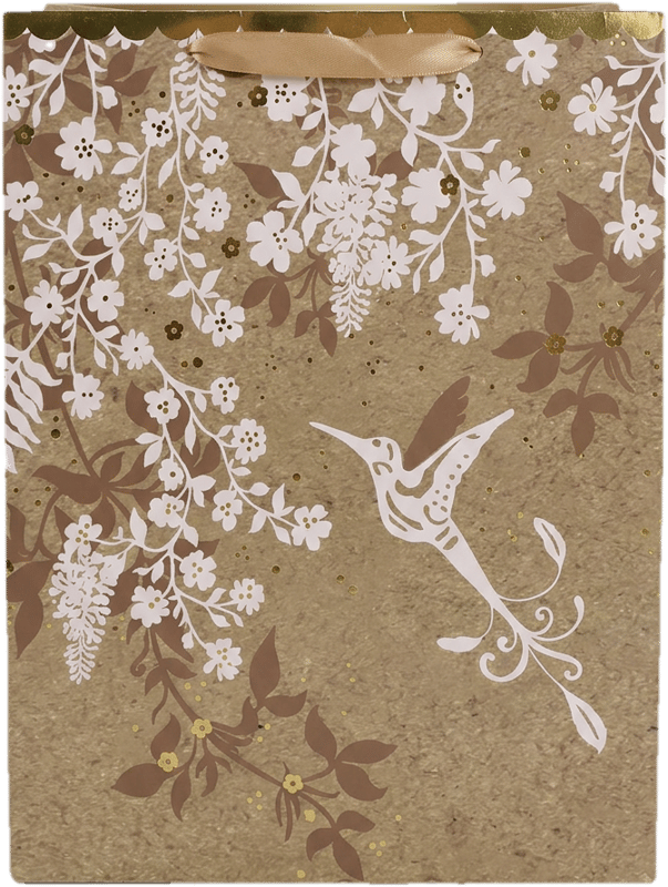 Ajándék papírtasak kolibri 26x32