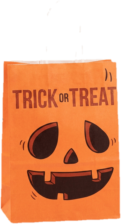 Halloween kraft paper bag 21x15