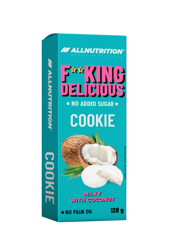Allnutrition Fitking Delicious keksz – tejes kókusz ízű
