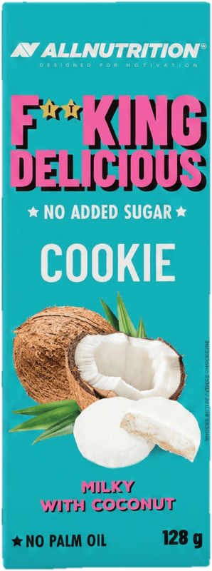 Allnutrition Fitking Delicious keksz – tejes kókusz ízű