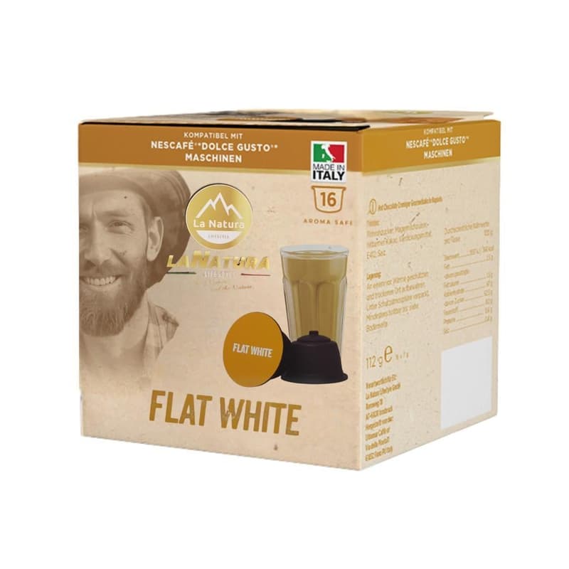 Flat White Dolce Gusto capsules 16 pcs