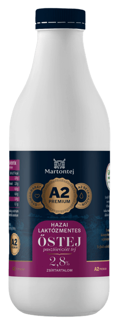 Martontej A2 Prémium Őstej 2,8% - laktózmentes